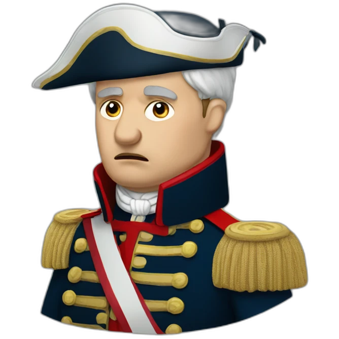 sad napolean emoji