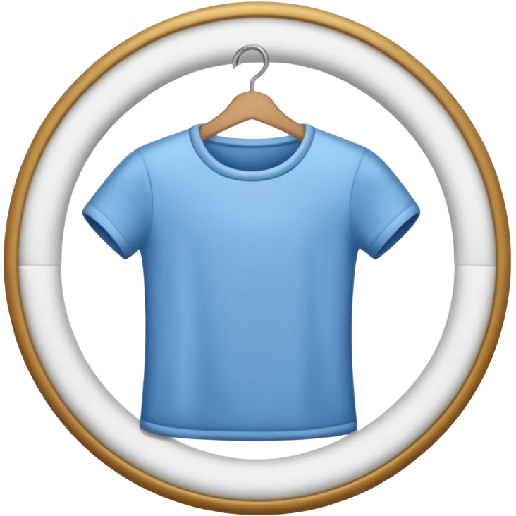 drying inside circle emoji