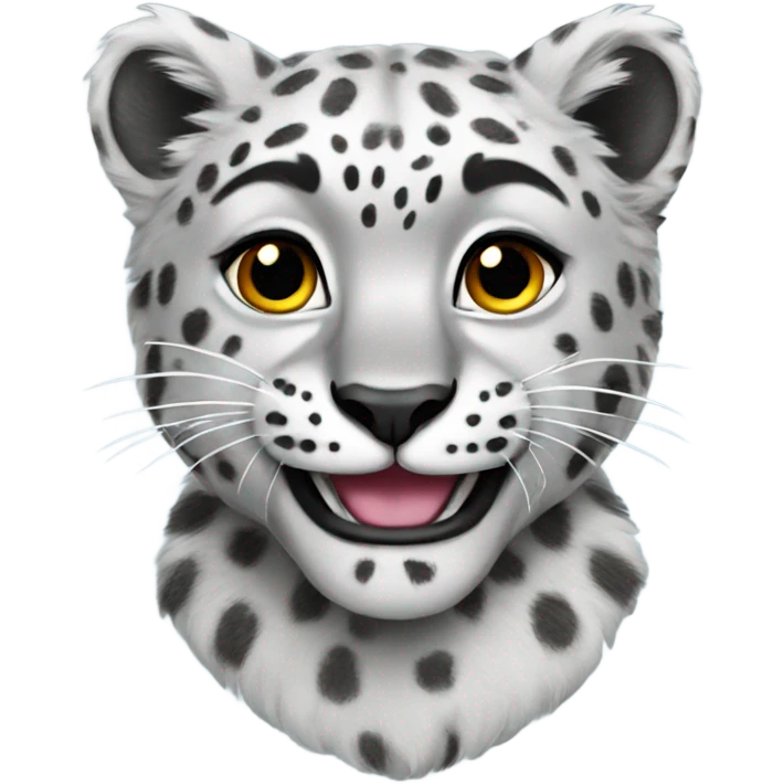 snow leopard emoji