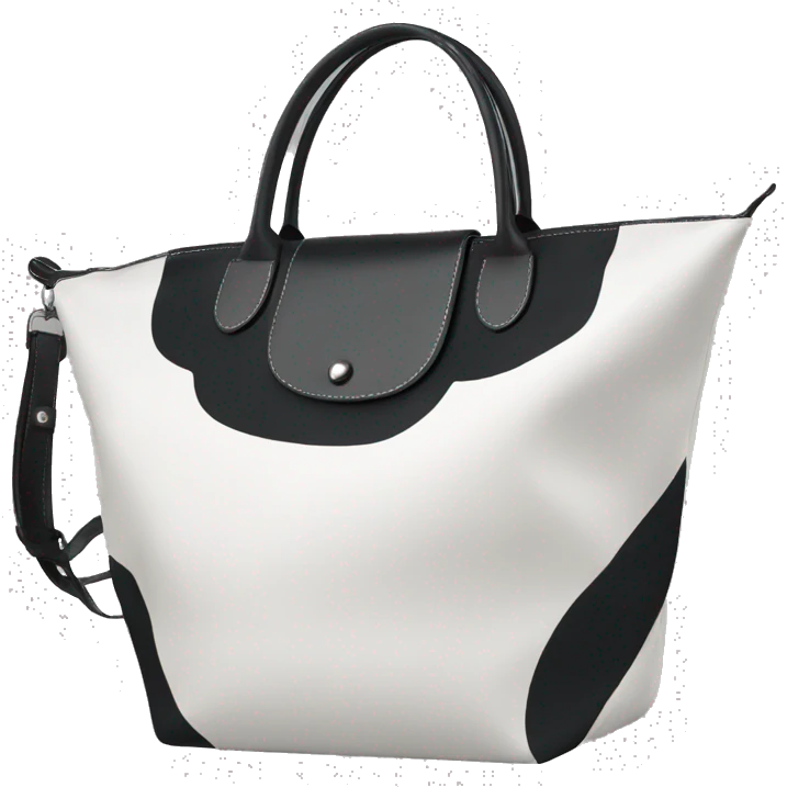longchamp tote bag black emoji