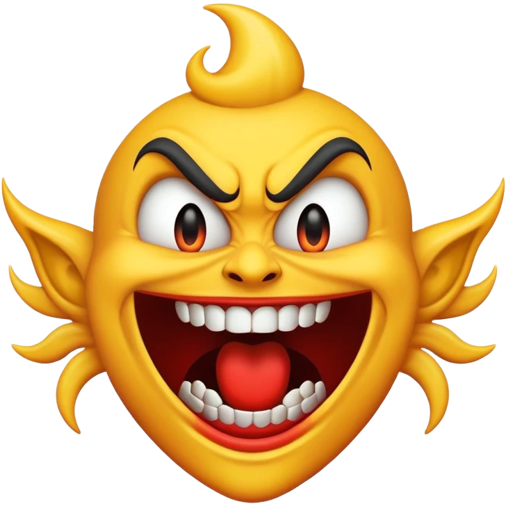 Evil laugh emoji