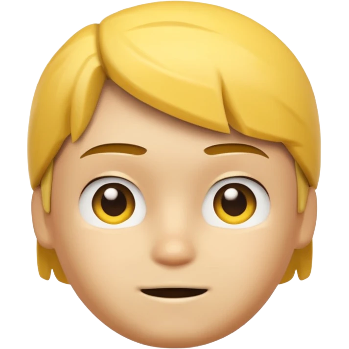 An Roblox Noob Face With An Normal expresion emoji