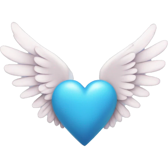 Heart with wings emoji