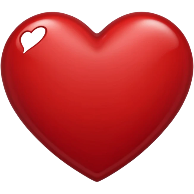 Corazón bordo emoji