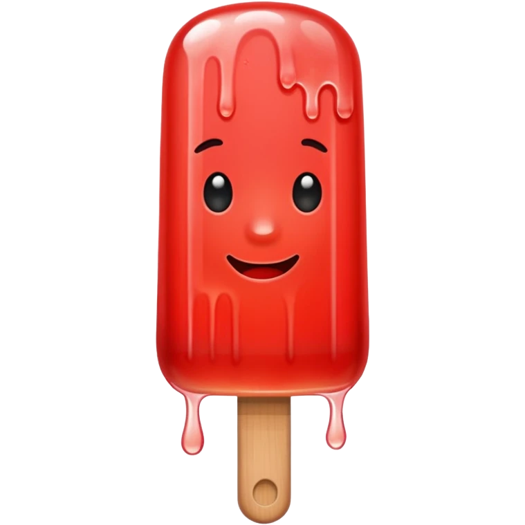 Elado de agua rojo emoji