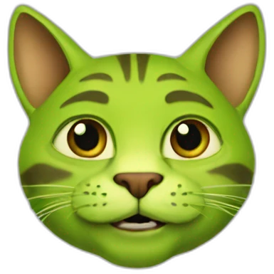Cat-green-shrek emoji