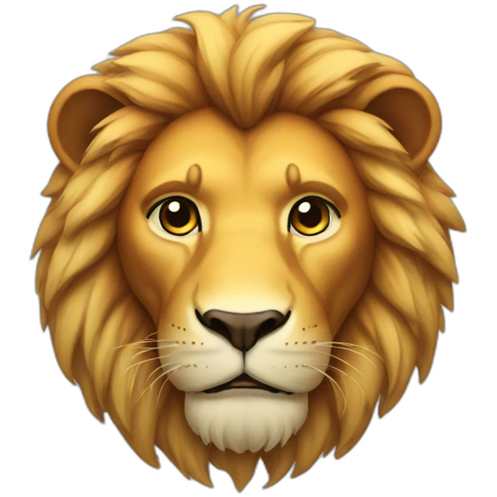 gigantic lion emoji