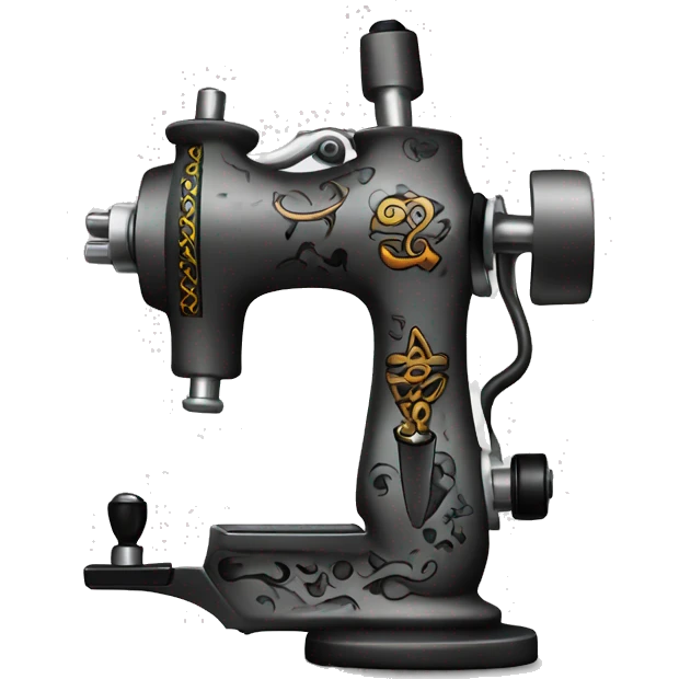 tattoo machin, tattoo machine pencil type emoji