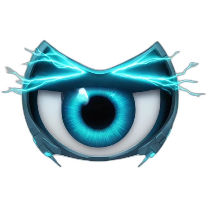 Super hero electro eye emoji