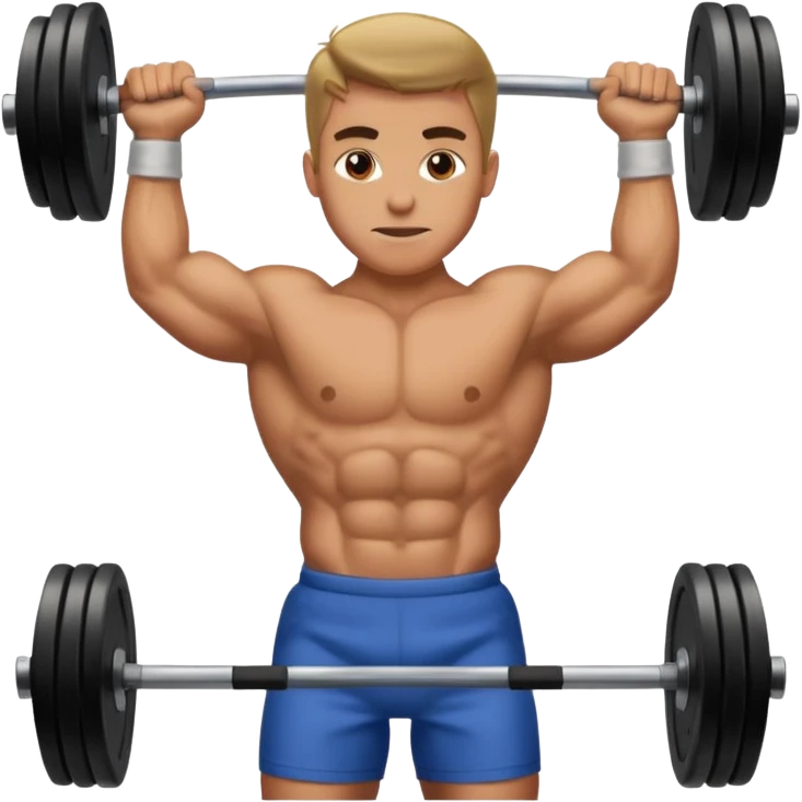 man lifting weights

 emoji