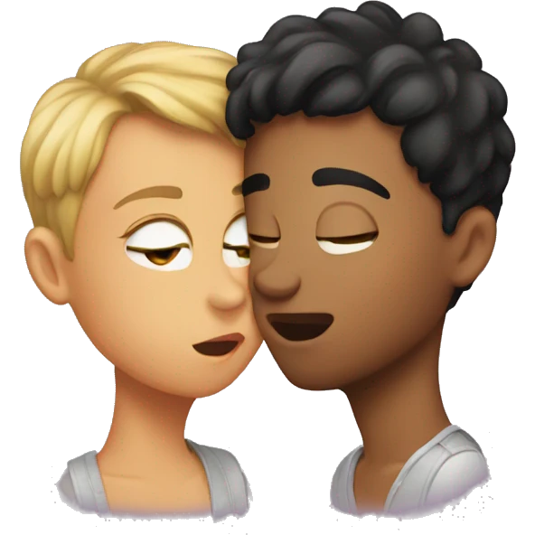 Kiss a boy emoji