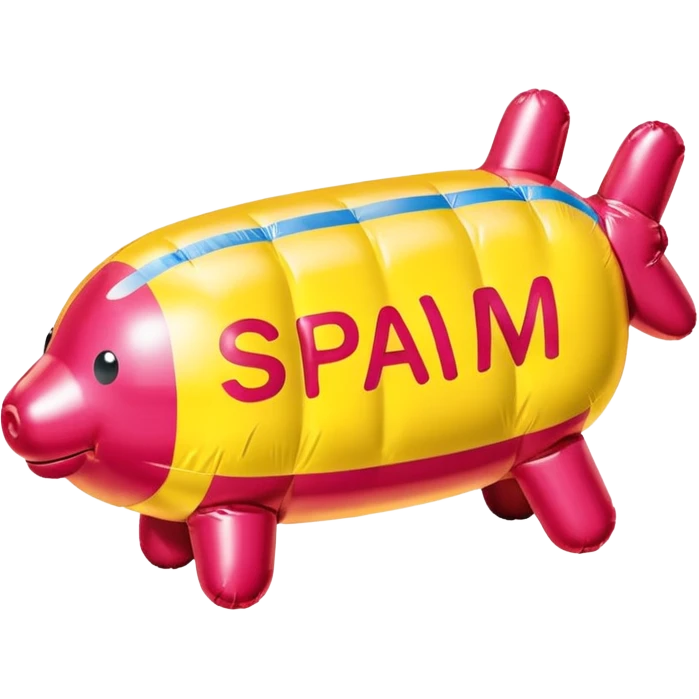  paris SPAM meat jeff koons style inflatable sculpture art  emoji