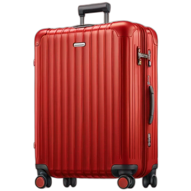 Rimowa red cabin emoji