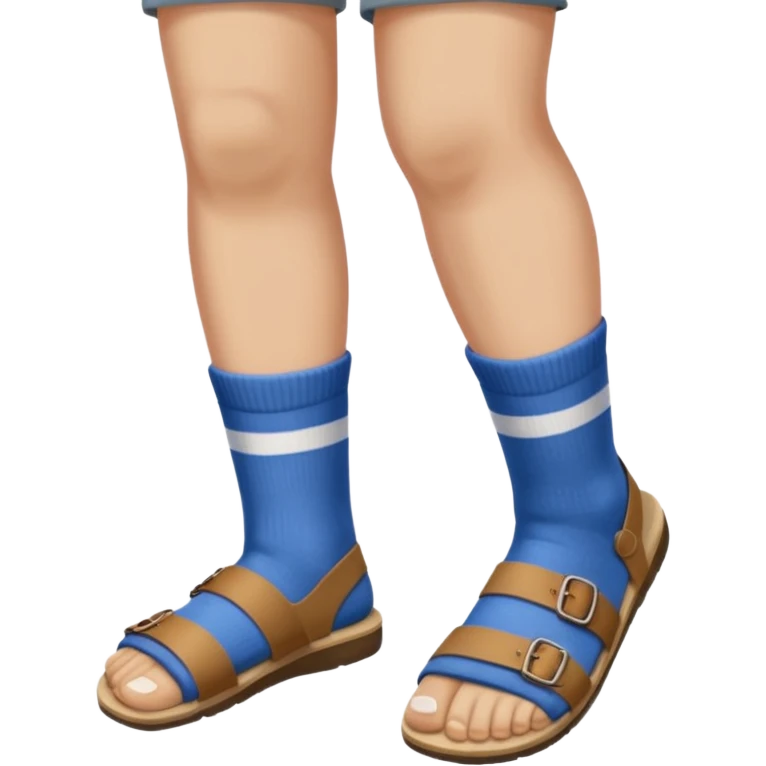 socks in sandals emoji
