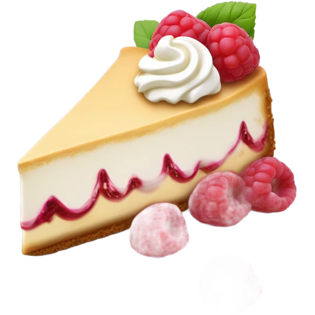 cheesecake raspberries and cream tasty  emoji