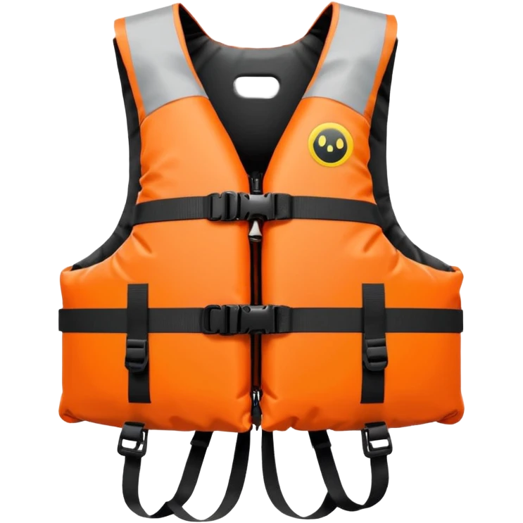life jacket with safety straps emoji