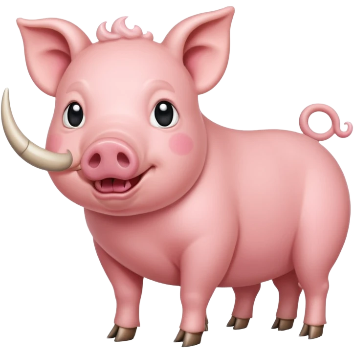 mythical pig emoji