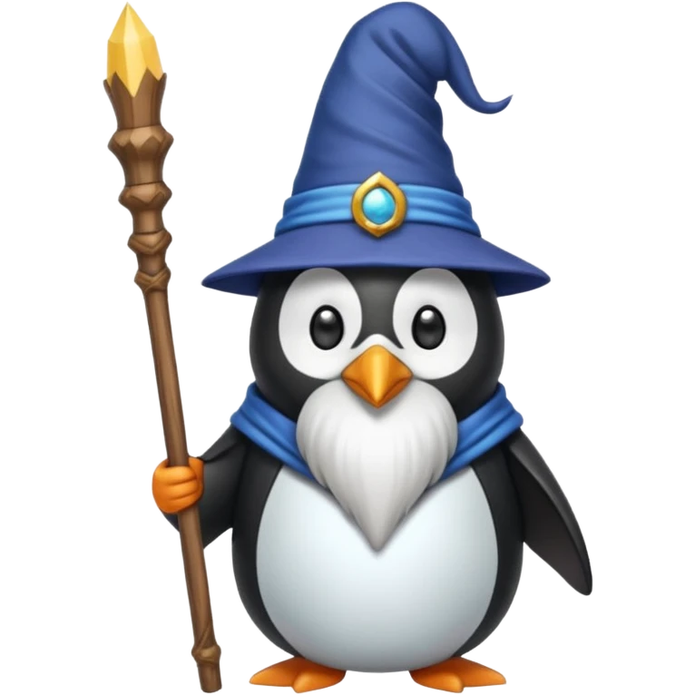penguin wizard emoji