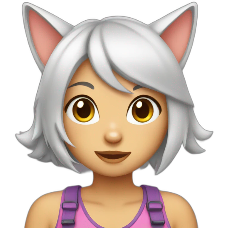 cat girl emoji