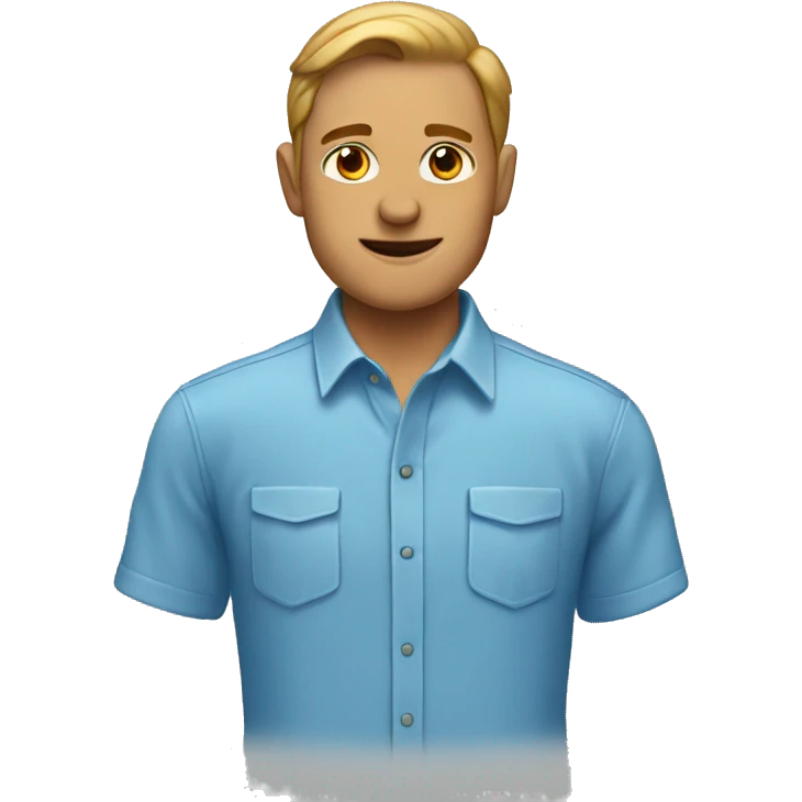 blue shirt  emoji