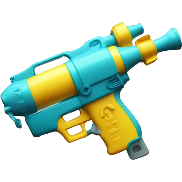 Water gun with bow emoji
