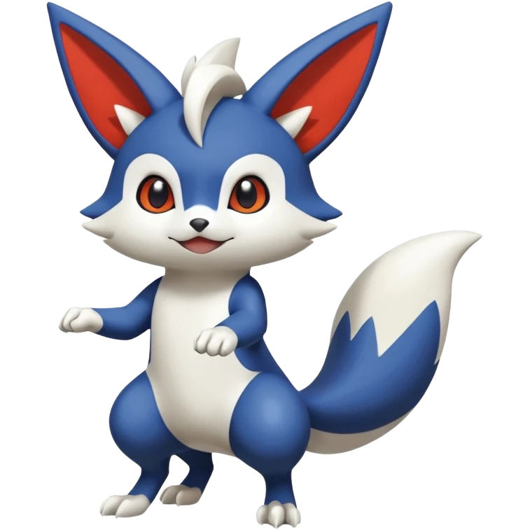 Victini-Meowstic-Buizel-Zangoose-Fakémon-hybrid-creature (full body)  emoji