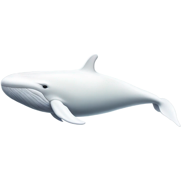 white whale , underside emoji