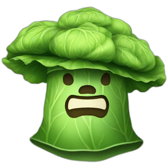 cabbage bucket hat emoji