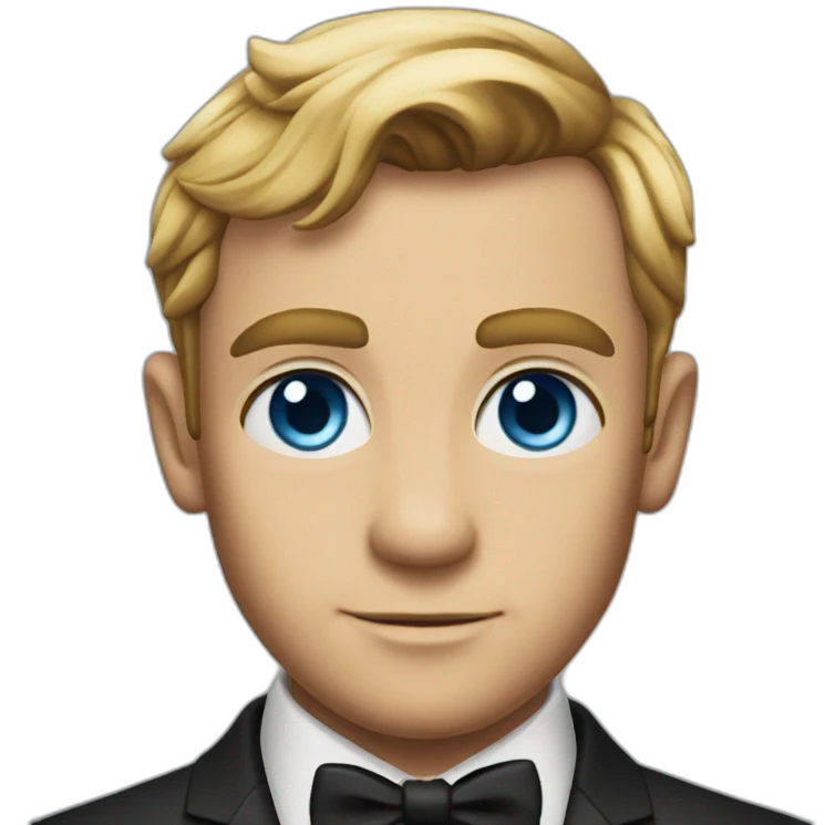 james bond, blue eyes emoji