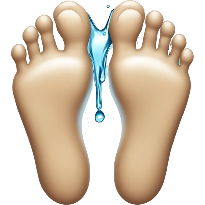 wet feet emoji