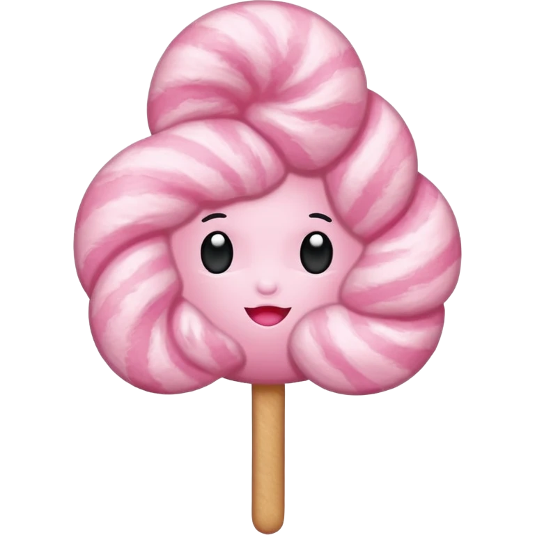pink cotton candy emoji