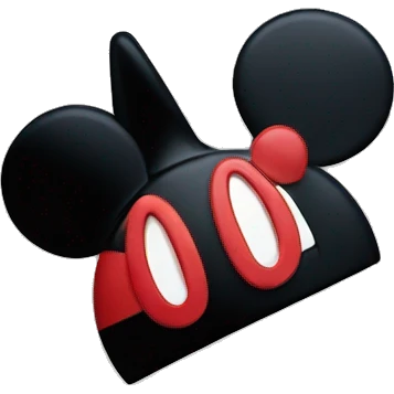 mickey ears from disney world emoji