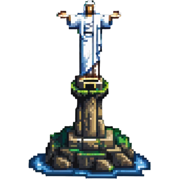 Christ the Redeemer statue in Rio de Janeiro emoji