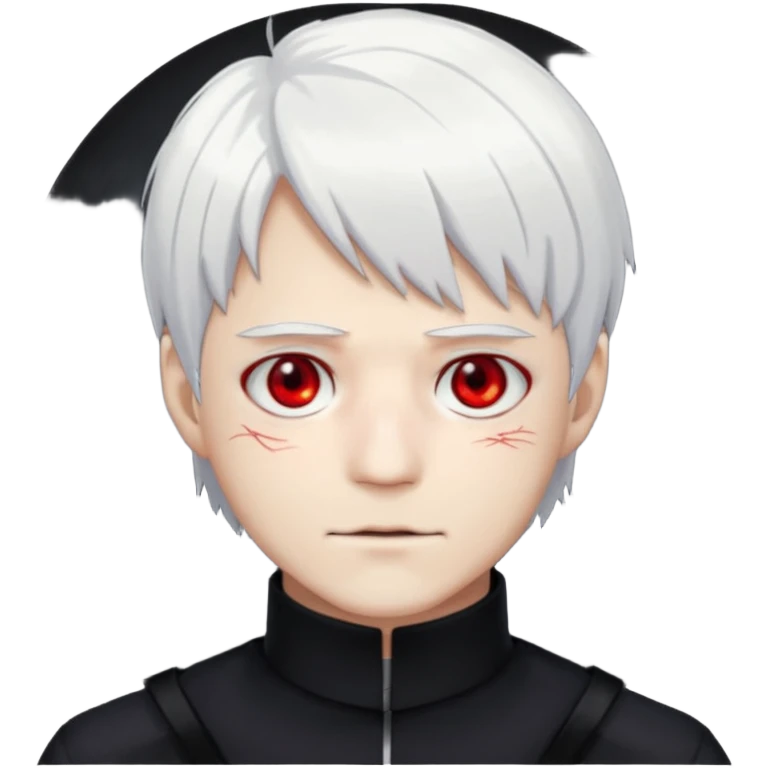 Faça o Ken Kaneki de Tokyo Ghoul emoji