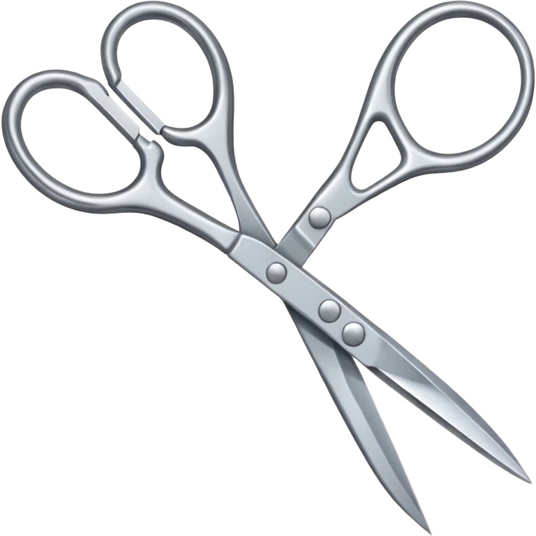 silver scissor emoji