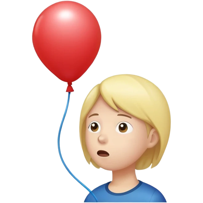 person inflating a balloon with their breath emoji