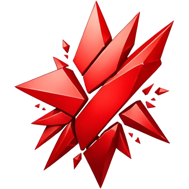 red chaos shards emblem emoji