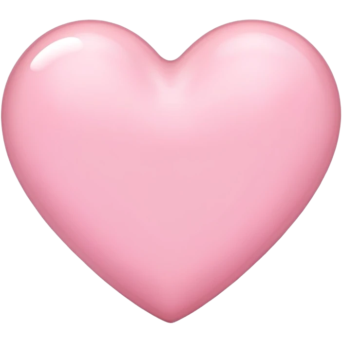 Light pink heart emoji