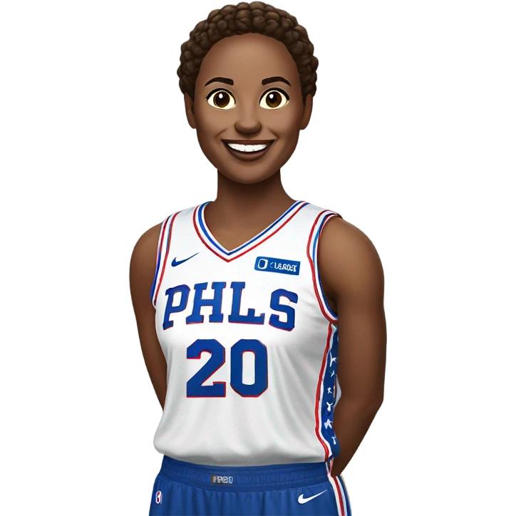 kelianne burgess 76er jersey emoji