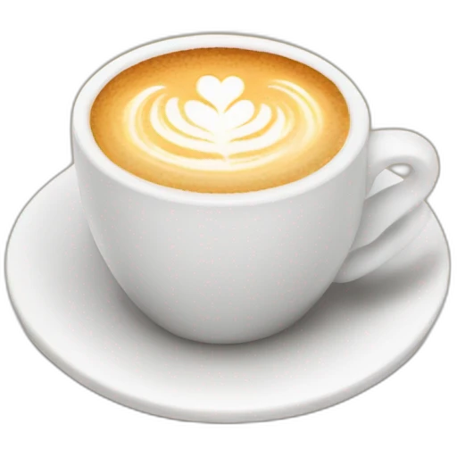 Flat white emoji