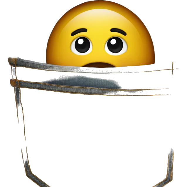 Me in a pocket  emoji