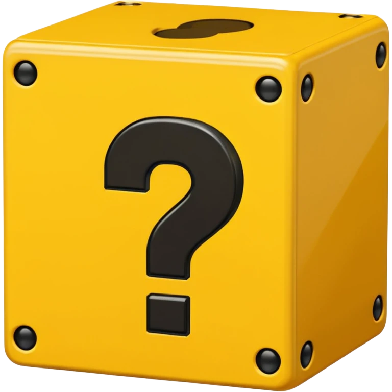 mario bros square box yellow emoji
