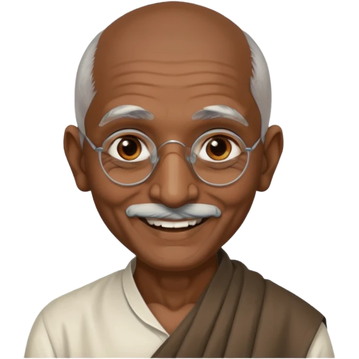 mahatma gandhi emoji
