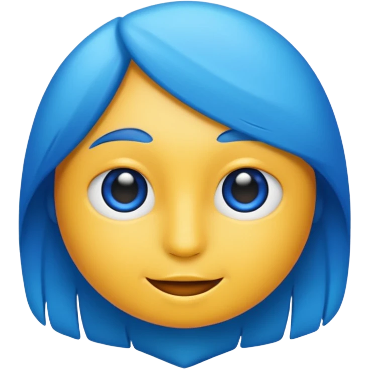 Blue
 emoji