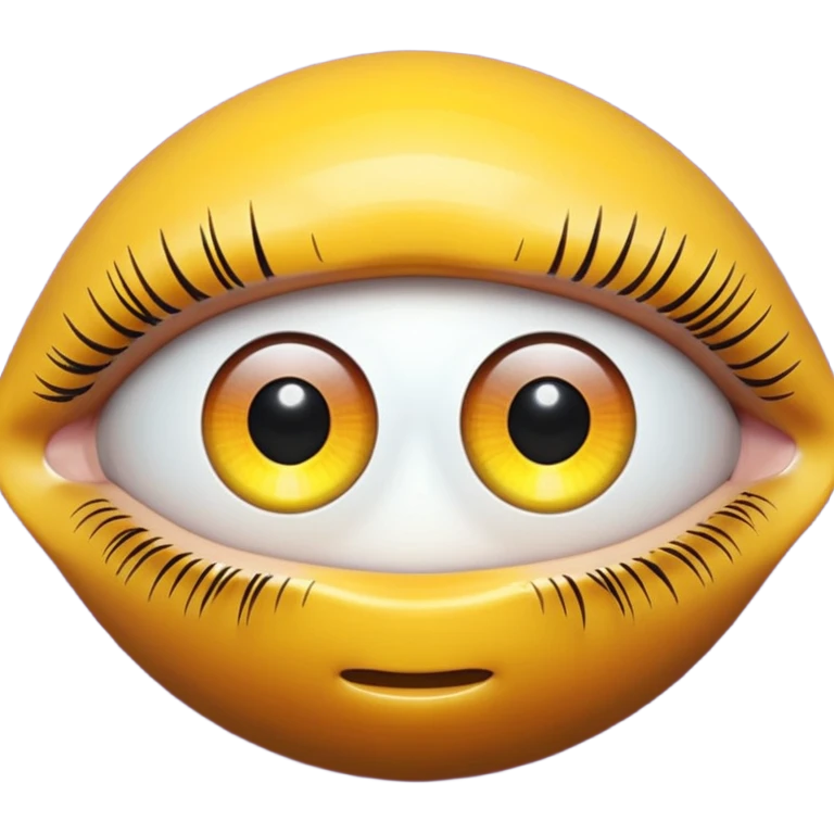 3D render of Floating Eyes, digital glitch art aesthetic, data corruption visual, pair of realistic hazel eyes with no face, pixelated distortion, emoji style, isolated on white background --v 6.0. emoji