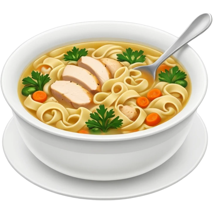 chicken noodles emoji