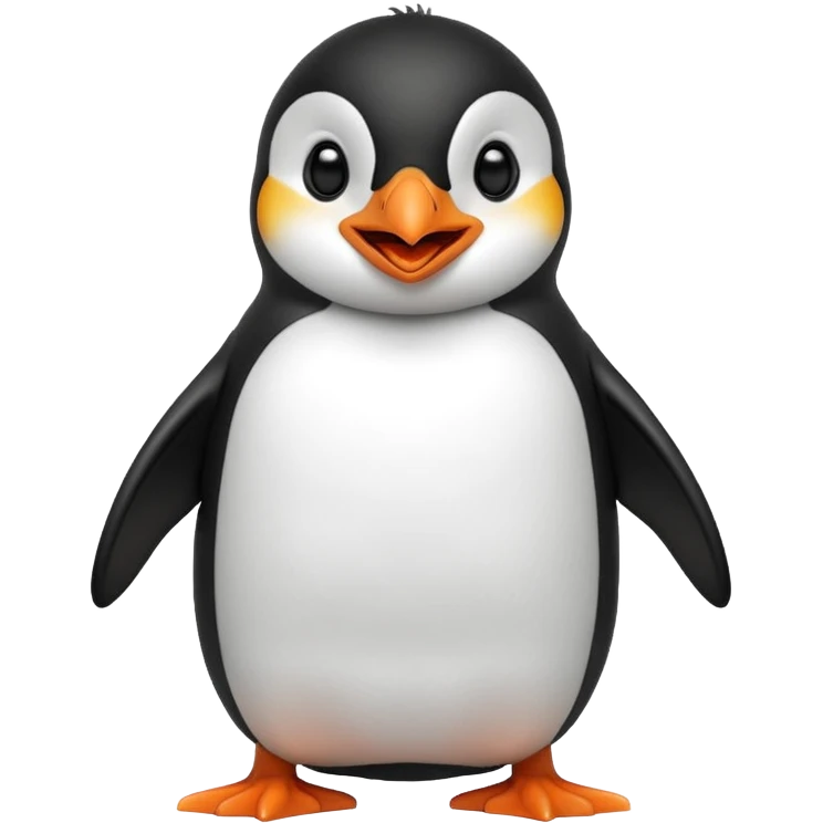 laughing penguin emoji