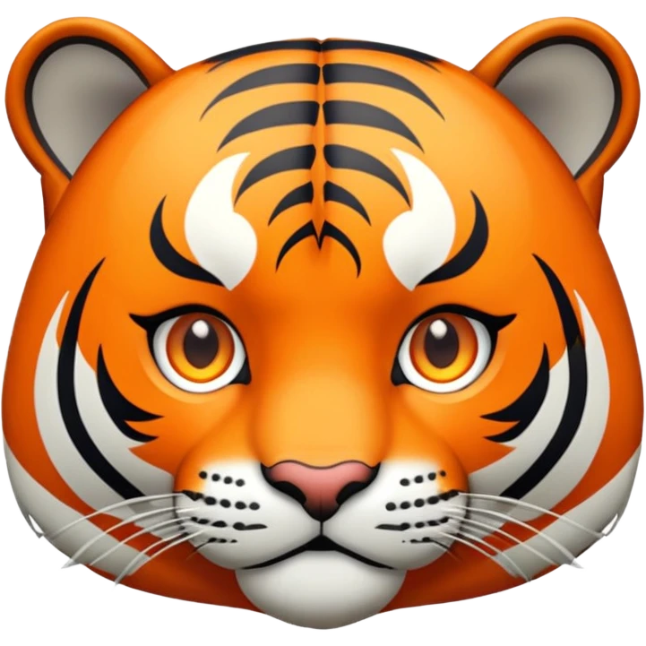 RPG tiger face with inventory pouch and level up icon for Twitch emote emoji