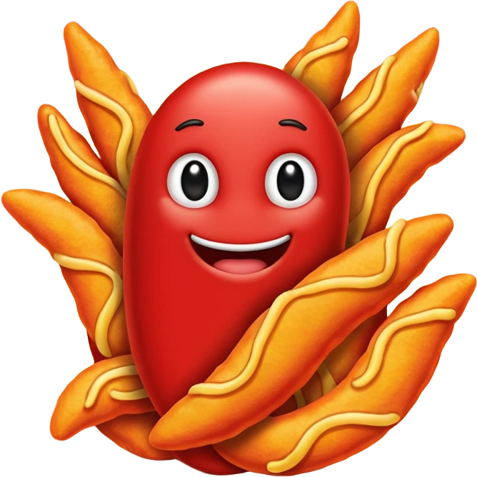hot cheetos emoji