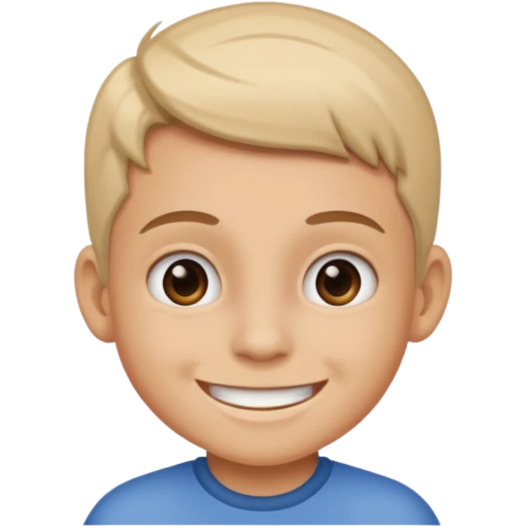 A kid doing 67 emoji